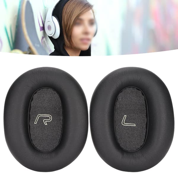 Hodetelefon Øreputer Erstatning Ørepute for Edifier W860NB W830BT Bluetooth Headset Svart