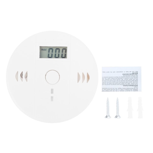 Coal Gas Detector Alarm Carbon Monoxide 85db Backlit Lcd Display Home Security Supplies