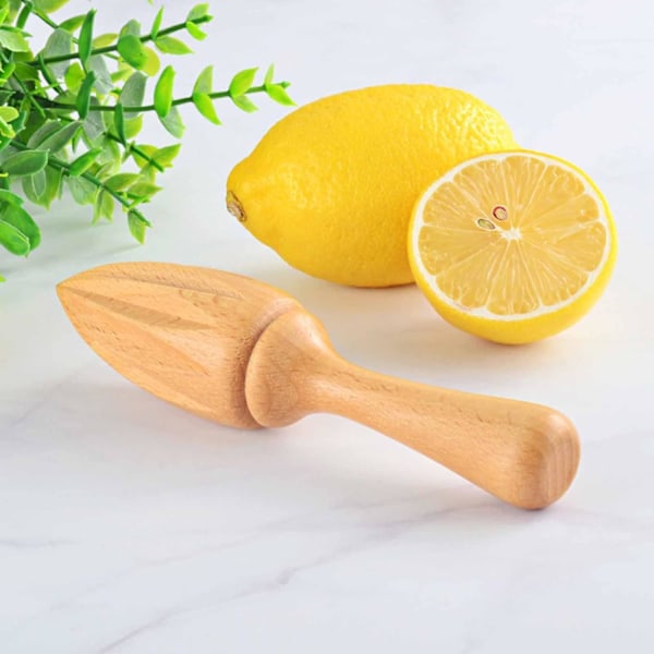 Træ Citronpresser Værktøj Håndpres Manuel Juicer Frugt Appelsin Citrus Juice Ekstraktor River Køkkenredskaber Madlavningstilbehør