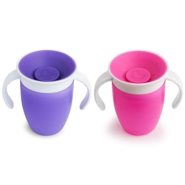 Miracle 360 Trainer Kop, Pink/Lilla, 207 ml, 2 stk.
