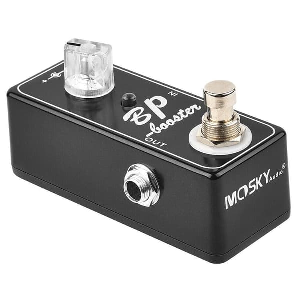 DIP-switch och EQ-inställningar för Clean Booster gitarr-effektpedalen