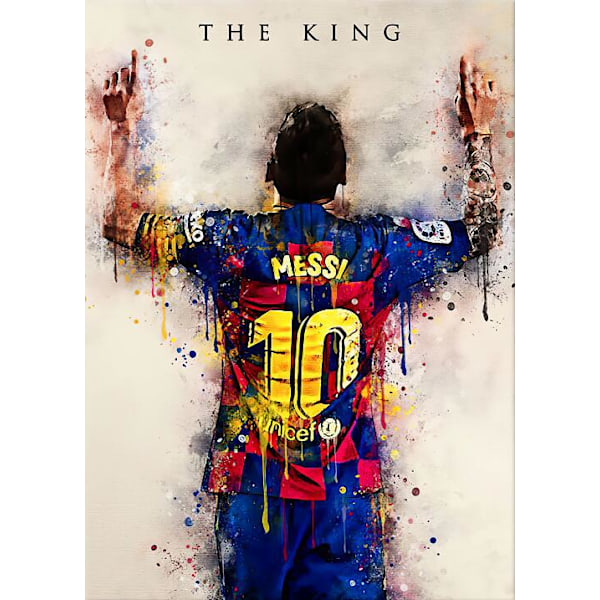 Leo Messi Jalkapallojuliste Urheilutaide Painatus Koti Sisustus 50*70cm