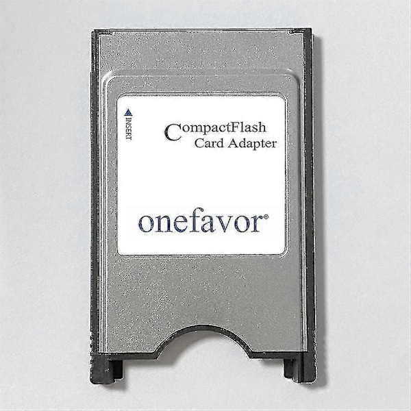 Onefavor Compact Flash til PCMCIA ATA Adapter CF til PC Kort Adapter PCMCIA ATA Adapter for CF 2 Kort (leveres med 512MB CF Minnekort)