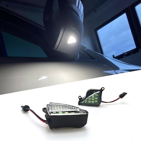 2st LED Under Sidospegel Ljus Pöl Lampor För Octavia 3 5e 2 1z Superb 3 B8 2 B6 Scout-dwdz