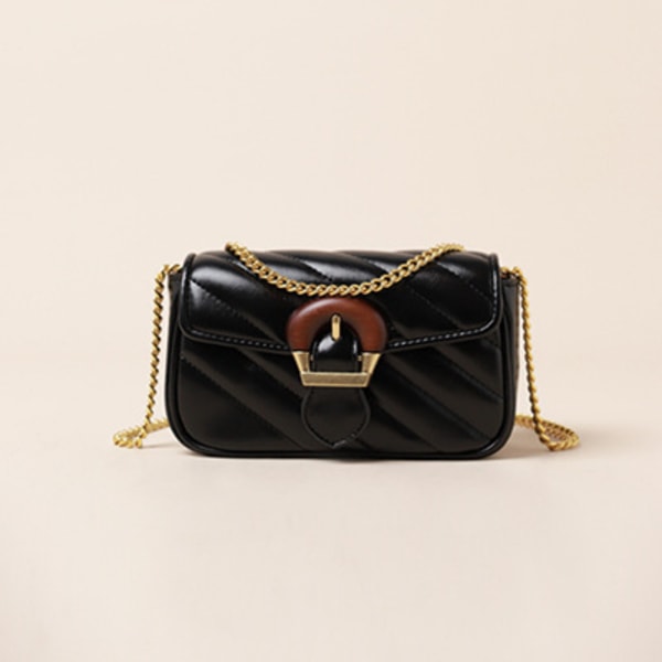 2024 uuden tyylin kevyen luksuksen kesäinen naisten laukku monipuolinen pieni tuoksu tyyli kirjonta ketju design crossbody mini laukku
