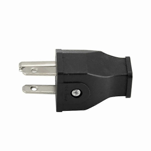 2 stk. Amerikansk standard stik strømstik 15A 125V Amerikansk lednings stik aftageligt stik