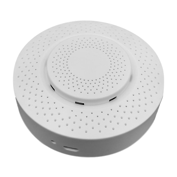 Smart WiFi Luftkvalitetsmätare Formaldehyd/VOC/Temperatur/Luftfuktighet/CO2 Detektion Smart APP Realtidslarm Säkerhetsskydd