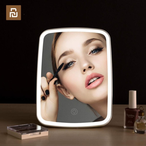 Sminkspegel Smart Smart Portable Desktop HD Touch 3 colors of square