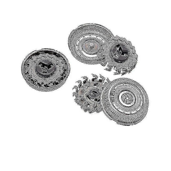 2 stk. RQ12 Erstatningsbarberhode for Philips elektrisk barbermaskin - Kompatibel med S9000, S9111, RQ10, RQ1250 og SH90 tilbehør 2pcs