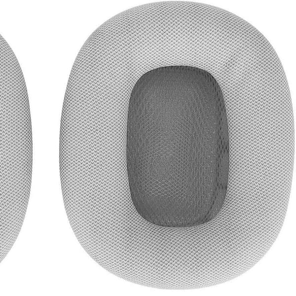AirPods Max erstatningsøreputer øretelefonputer mesh ørevarmere øreputer sølv