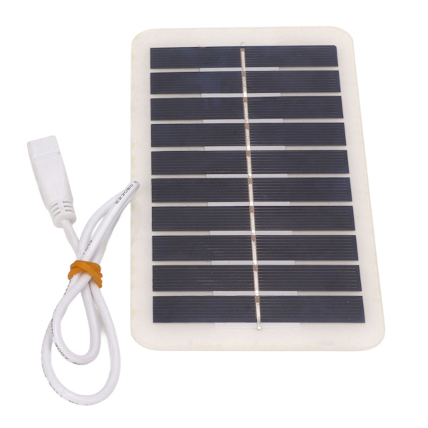 5V 2W 400mA Solcellepanel Utendørs Nød USB Solcellepanel Bærbar Solcelleladerpanel for Mobiltelefon