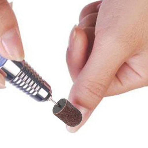 Nagelkonst Manikyr Slipkåpa Nagel Slip Huvud Slipband Tillbehör Nagelborr