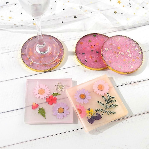 Silikoneform Firkantet/rund Resin Bakkeform Firkantet Epoxy Resin Form
