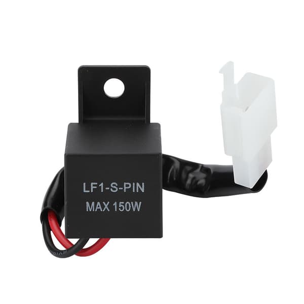 Motorcykel LED Blinkrelä 12V 2-polig LF1-S-PIN Max 150W 12 Volt