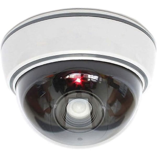 Dummy Kamera med Lins, CCTV, Lastsäkerhet, med Rött LED-Ljus, Mycket Realistisk för Vägg