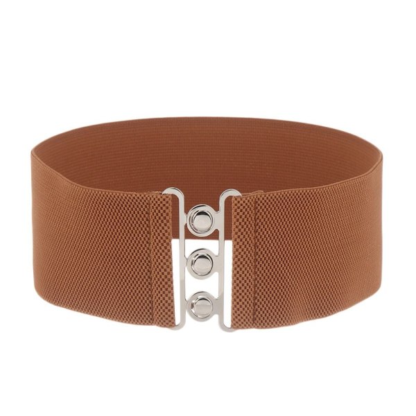 Brett elastiskt bälte metallspänne midjeband CAMEL camel