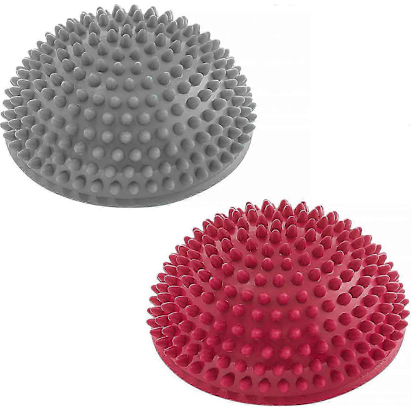 Set med 2 balansbollar med piggar för att förbättra balans/koordination. Idealisk för balansträning 320g Cirka 8cm hög Walkbee SZRH A-F