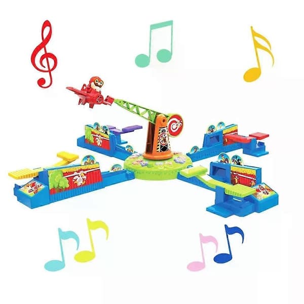 Foreldre-barn interaksjon brettspill Looping Louie roterende fly barneleke stjele kyllingleker for fester