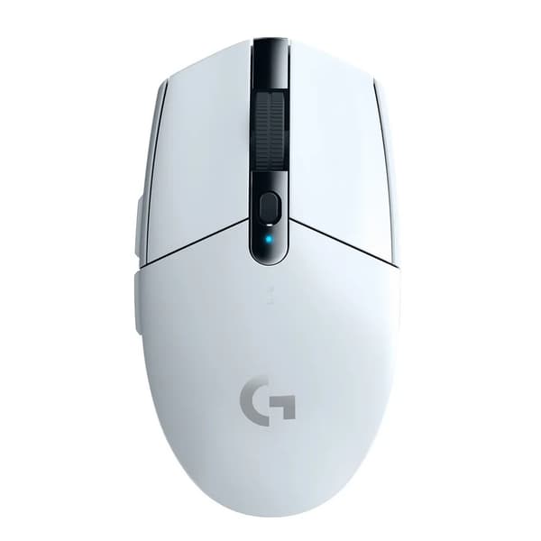 Logitech G305 LIGHTSPEED Trådlös Gamingmus, Hero 12K Sensor, 12000 DPI, Lättvikt, 6 Programmerbara Knappar, 250 Timmar Batteritid, Vit