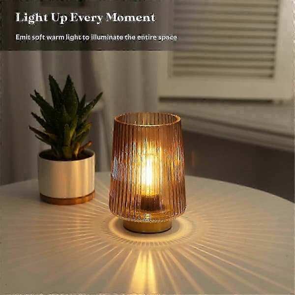 Batteridrevne bordlamper for soverom