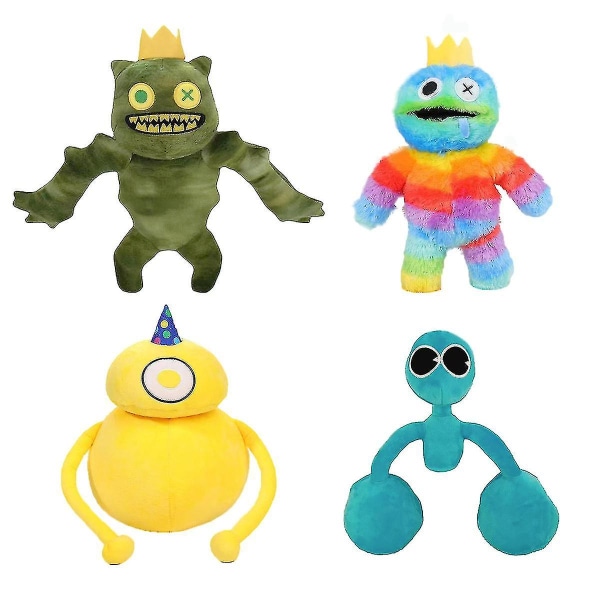 Roblox Rainbow Friends pehmolelu lapsille syntymäpäivän joululahja 10cm Colorful monster