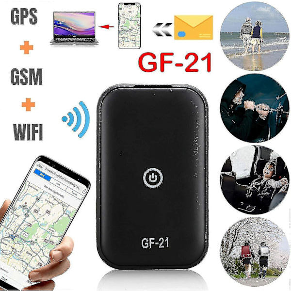 Gf-21 Mini GPS-spårare Röstaktiverad inspelare Ljudinspelningsenhet Wifi/gsm