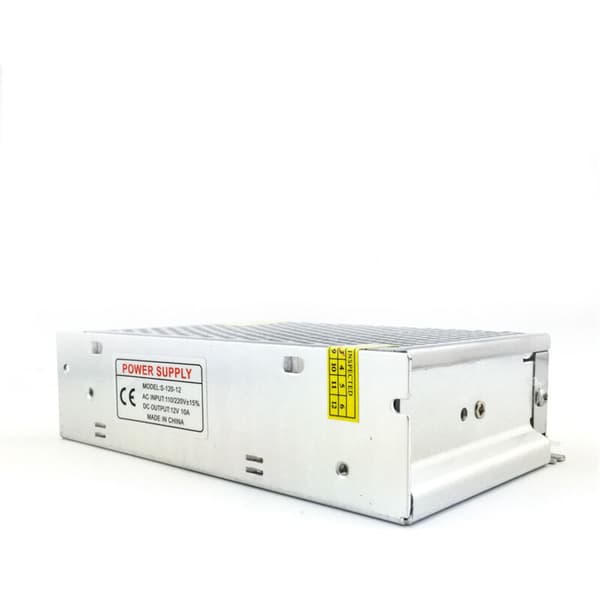 120W AC 110V/220V til DC 12V 10A Dimmer Transformator – Kortslutningsbeskyttelse – For LED-strips og Industrielt Utstyr