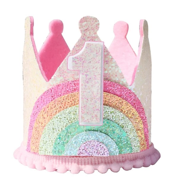 Glitter Birthday Crown är det perfekta tillbehöret för födelsedagsfirande Födelsedagshattar