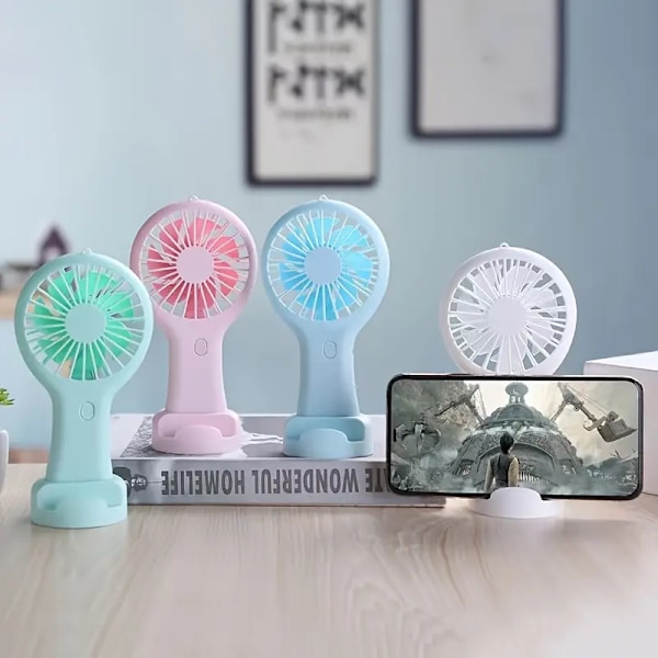 1kpl Mini Kannettava Tuuletin USB-Latauksella, Erittäin Hiljainen, Kevyt ja Kannettava, Kotiin, Toimistoon, Matkoille, Ulkoiluun, Lahjaksi
