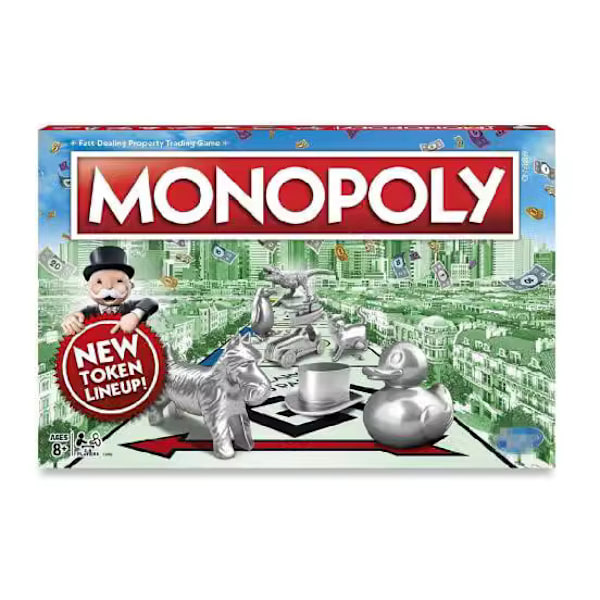Englantilainen Rautakotelo Monopoly Kortti Kiinteistölautapeli DEAL MONOPOL Saksa Nappaa Kellon Sekvenssi Labyrintti