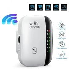WiFi Range Extender og Repeater – Signalforstærker med Repeater/AP-tilstande og WPS-funktionalitet