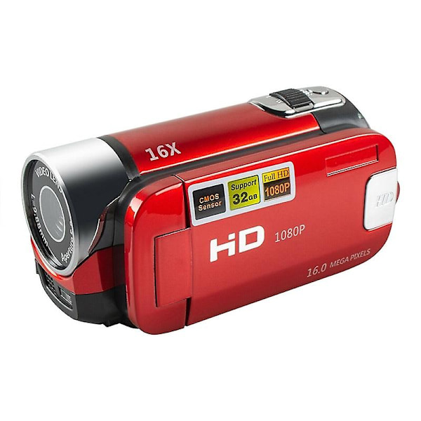 16X Digitaalinen Zoom HD 16 Miljoonan Pikselin DV-kamera Koti- ja Matkakäyttöön Black
