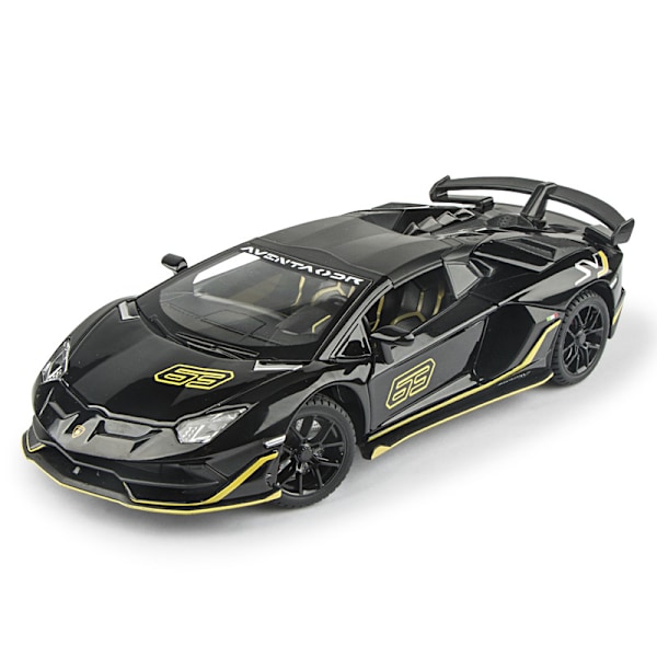 1:24 Lamborghini Aventador Svj63 Metalliseos Automalli Lelu Diecast Metallivalu Ääni- ja Valoauto Lelu Boris