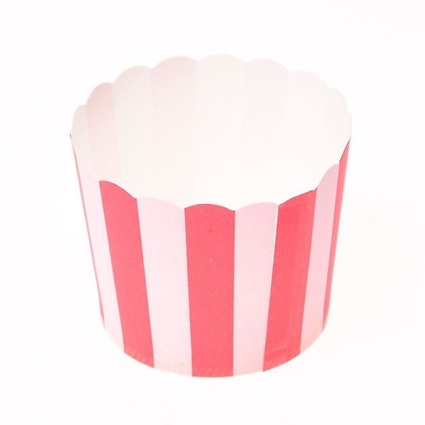 50x Cake Wrapper Cake Case Ba S Kit Ba Red Stripes