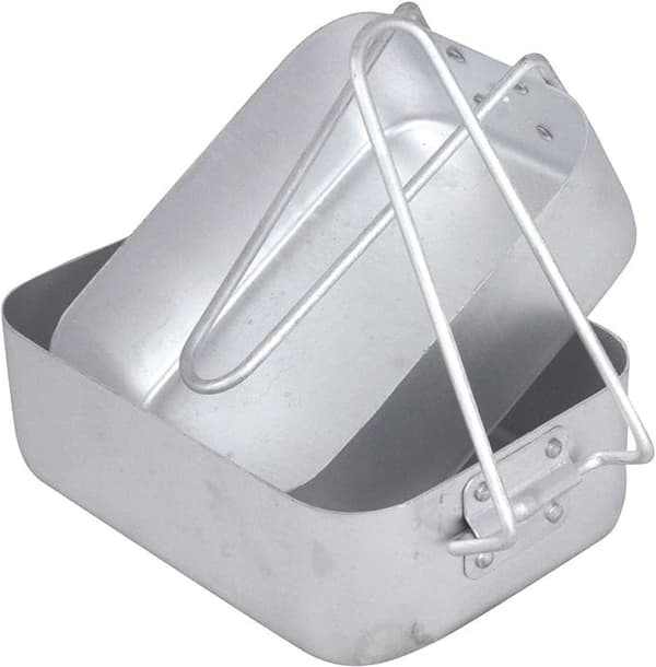 Camping kokkärl set 2 delar aluminium 1 set