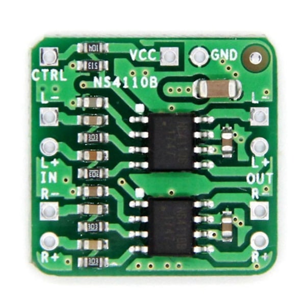 Differentialförstärkarkort 2x18w Digital Klass D/ab Ns4110b 6-14v