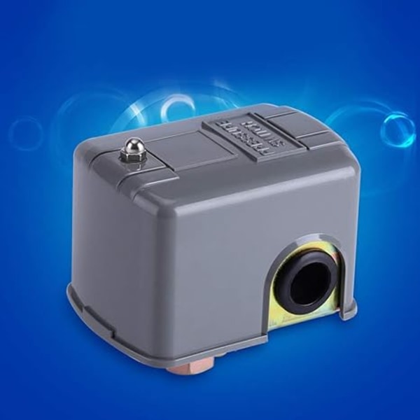 Vattenpump Tryckregulator, 40-60 PSI Vattenpump Tryckkontrollbrytare Justerbar Dubbelfjäderpol för Självsugande Pump Jet Pump Trädgårdspump