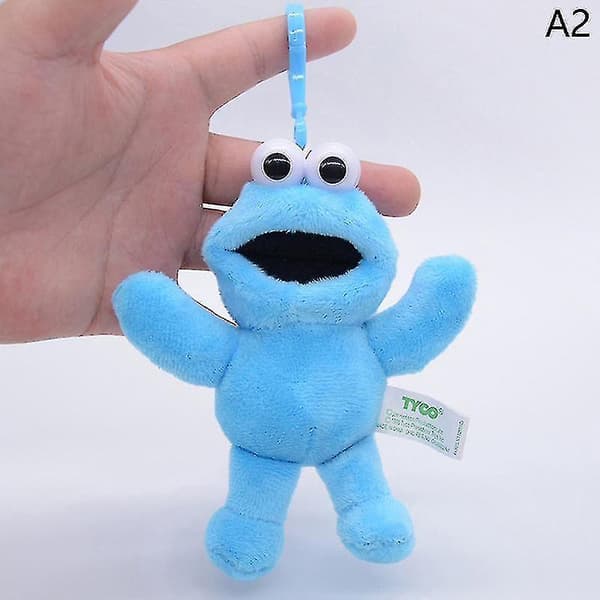 Sesamgatan Elmo Kakmonster Mjukisdjur Dockor Barn Present Nyckelring Hänge