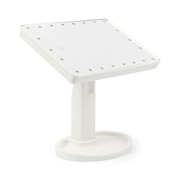 Meikkipeili LED-valolla - valkoinen meikkipeili
