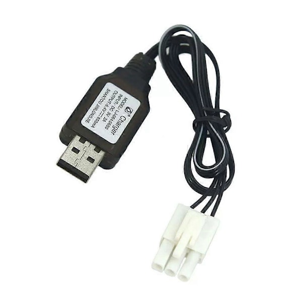 6.4V 2S 650mAh Li Batteri/ EL4.5-3P hona P-TO-R för RC Lastbil Bil Speedbåt B-USB Charging Cable