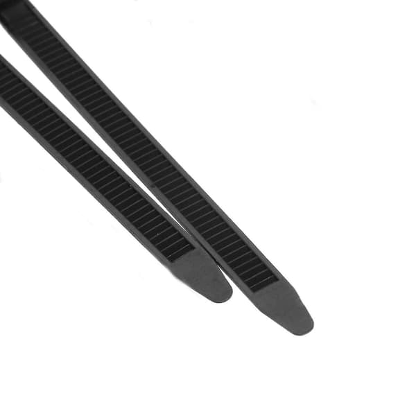 50 st. Biltrådbindare Nylon Push Mount Clips Kabelbindare Fästklämmor Fästning Zip Strap Självlåsande Plastbindare