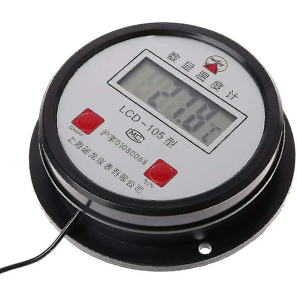 Højtemperatur Industriel Digital Termometer Med 10m Probe Hk