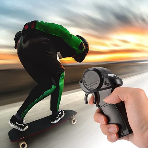 Fjernkontrollmottaker for elektrisk skateboard/longboard, svart