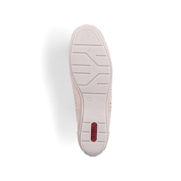 Rieker 40263-31 damesko | Lys pink | Loafers til damer Eu 40