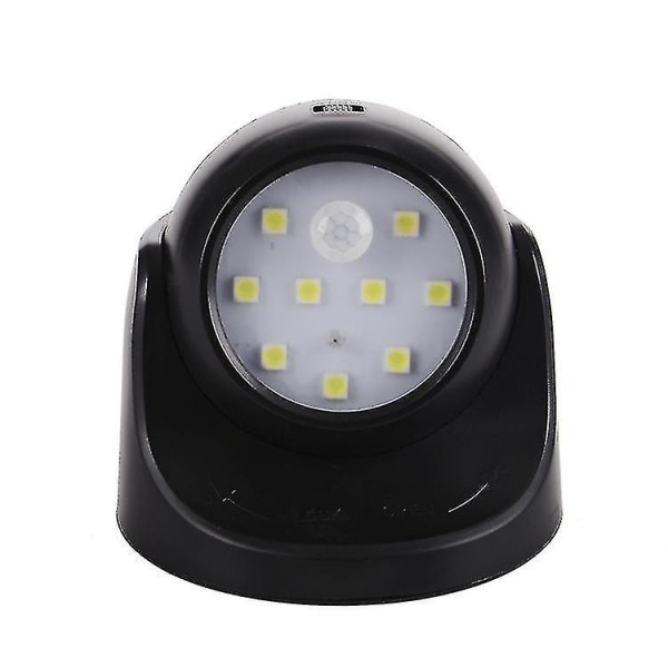 Led Light Control Human Body Dual Induction Energy-saving Lamp 360 Degree Rotation Automatic Inducti