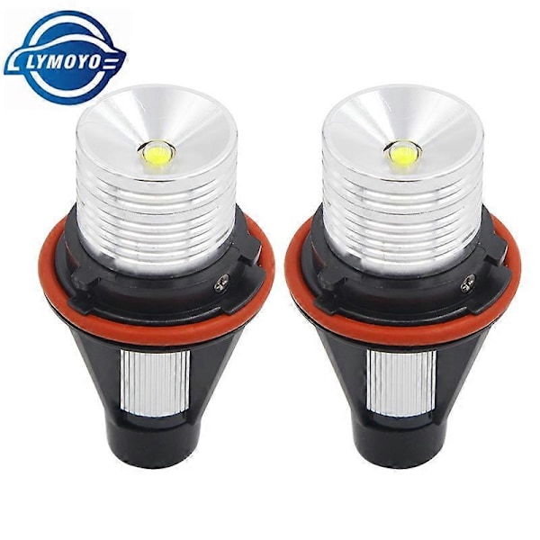 2kpl LED Angel Eyes -merkkivalopolttimoita, virheettömät autolamput BM-malleihin E39 E53 E60 E61 E63 E64 E65 E66 E87 525i 530i 545i Red