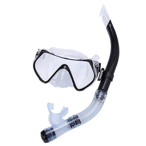 Dykkerbriller for voksne Svart Snorkling Svømming Dykking Undervannsbriller
