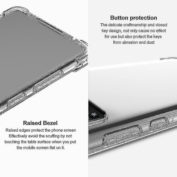 HTC Desire 20 Pro:lle iskunkestävä Airbag TPU-kotelo - YUHAO