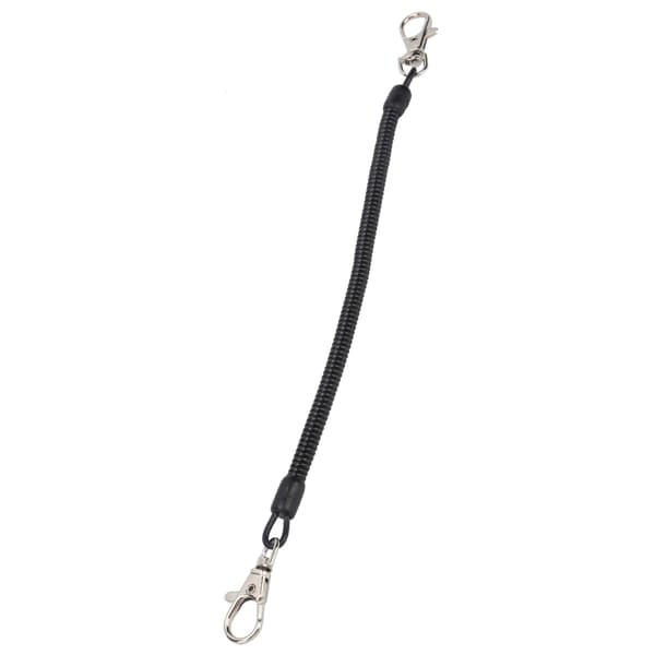 Fiskespole Lanyard Plast Camping Infällbar Säkerhetslina med Karbinhakar