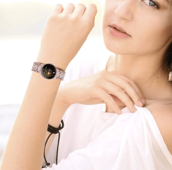 Rhinestone Metallarmband Google Pixel Watch / Watch 2